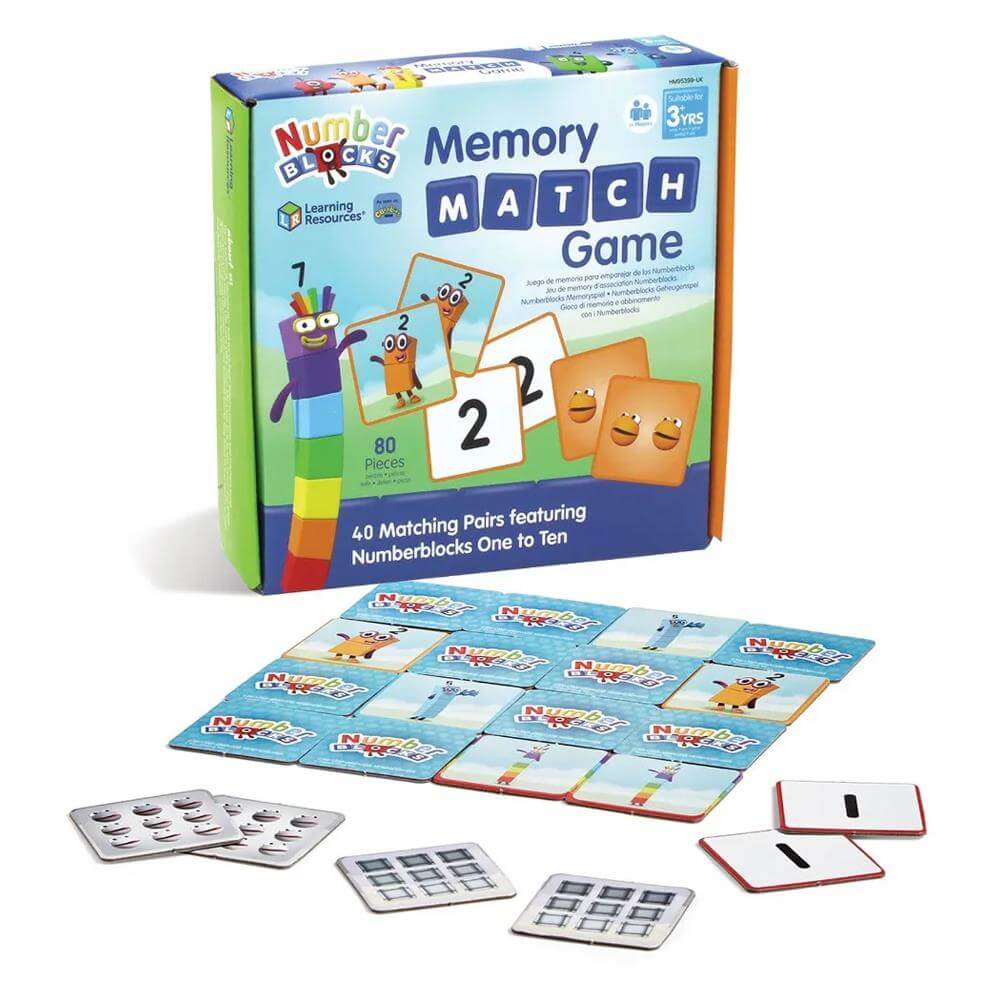 Learning Resources Numberblocks Memory Match Game